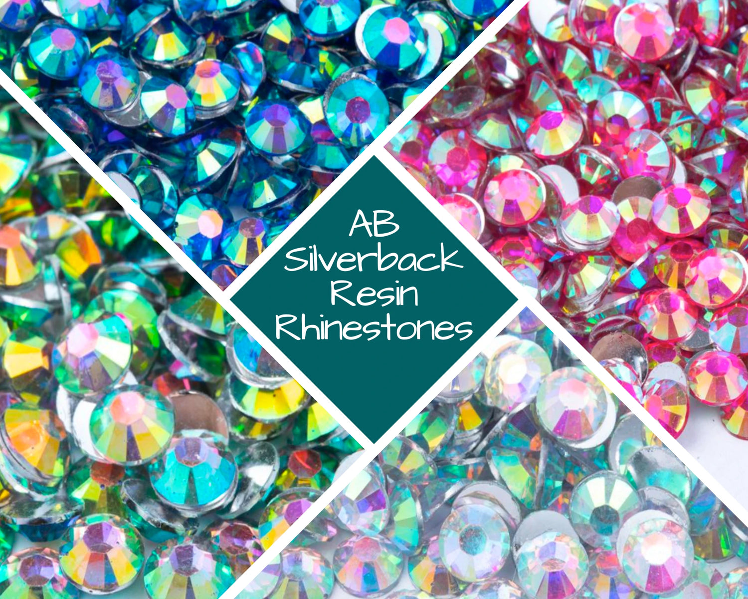 AB Silverback Resin Rhinestones